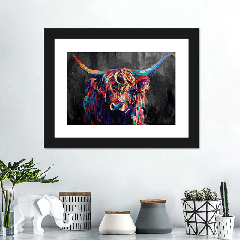 Highland Cow Acrylic Wall Art