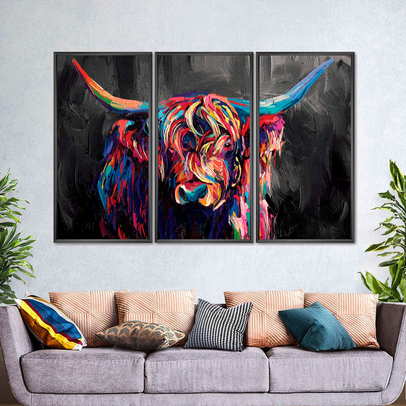 Highland Cow Acrylic Wall Art