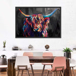 Highland Cow Acrylic Wall Art