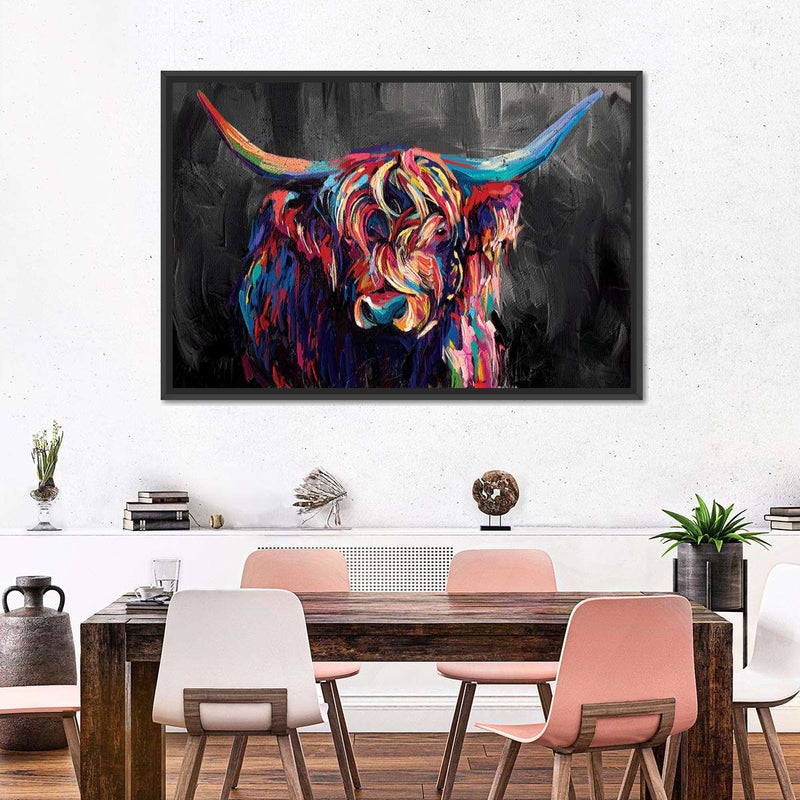 Highland Cow Acrylic Wall Art