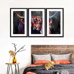 Highland Cow Acrylic Wall Art