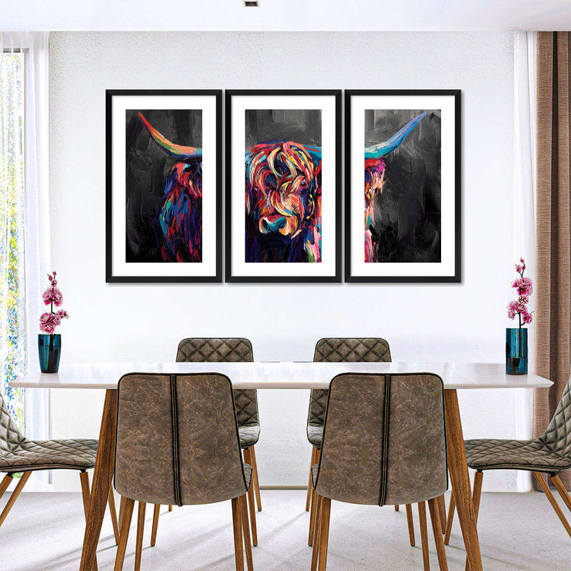 Highland Cow Acrylic Wall Art