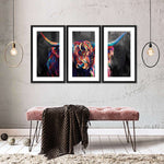 Highland Cow Acrylic Wall Art
