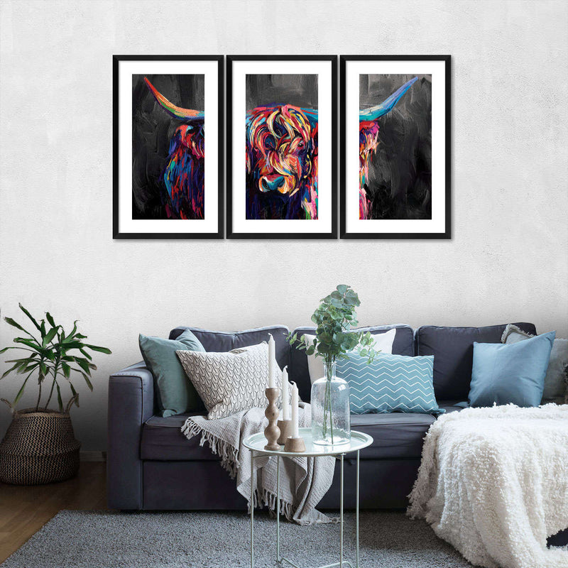 Highland Cow Acrylic Wall Art