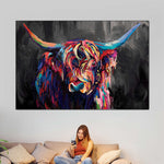 Highland Cow Acrylic Wall Art