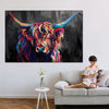 Highland Cow Acrylic Wall Art