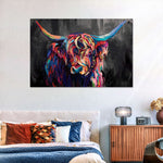 Highland Cow Acrylic Wall Art