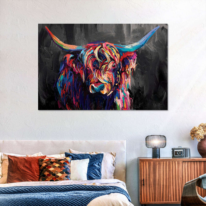 Highland Cow Acrylic Wall Art