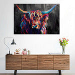 Highland Cow Acrylic Wall Art