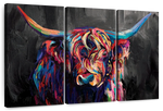 Highland Cow Acrylic Wall Art