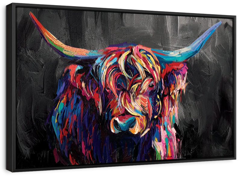 Highland Cow Acrylic Wall Art