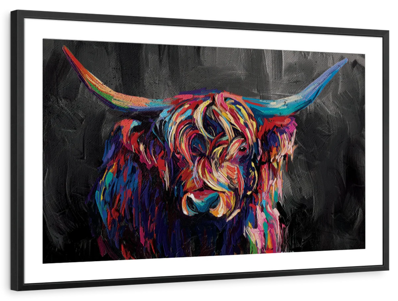 Highland Cow Acrylic Wall Art