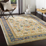 St Ives Traditional Burnt Orange Area Rug