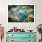 Sandy Underwater Starfish Wall Art
