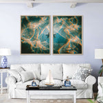 Sandy Underwater Starfish Wall Art