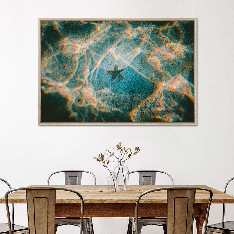Sandy Underwater Starfish Wall Art