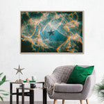 Sandy Underwater Starfish Wall Art
