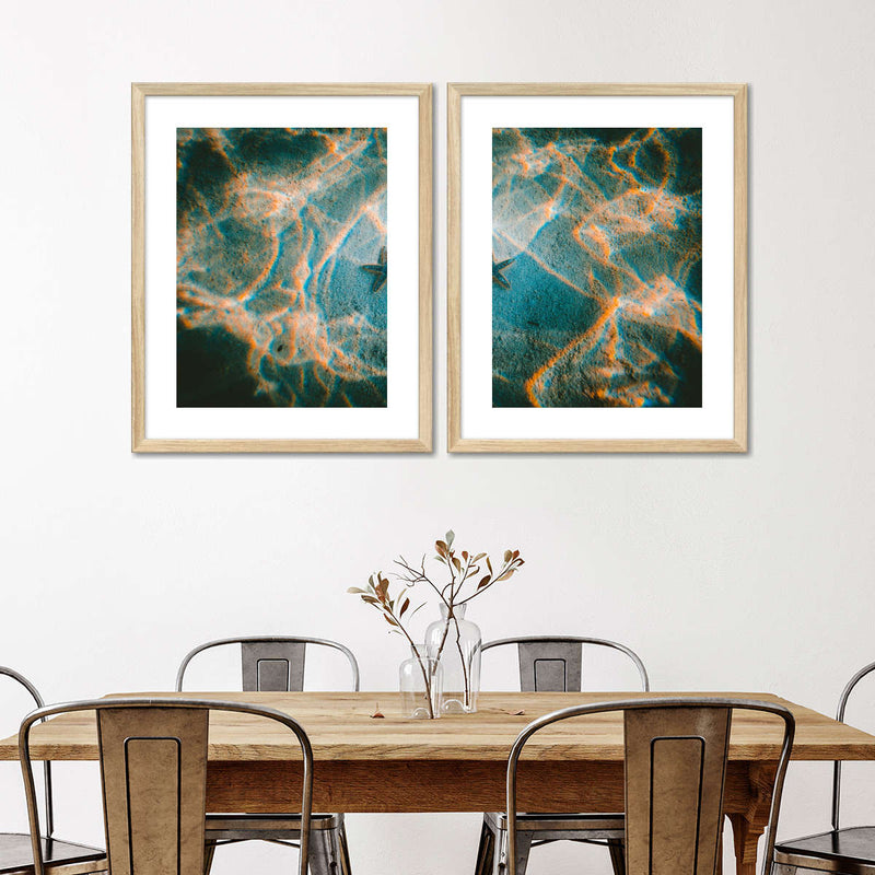 Sandy Underwater Starfish Wall Art