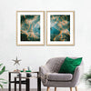 Sandy Underwater Starfish Wall Art