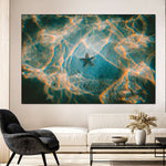 Sandy Underwater Starfish Wall Art