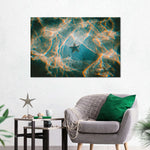 Sandy Underwater Starfish Wall Art