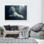 Simple Wolf Wall Art