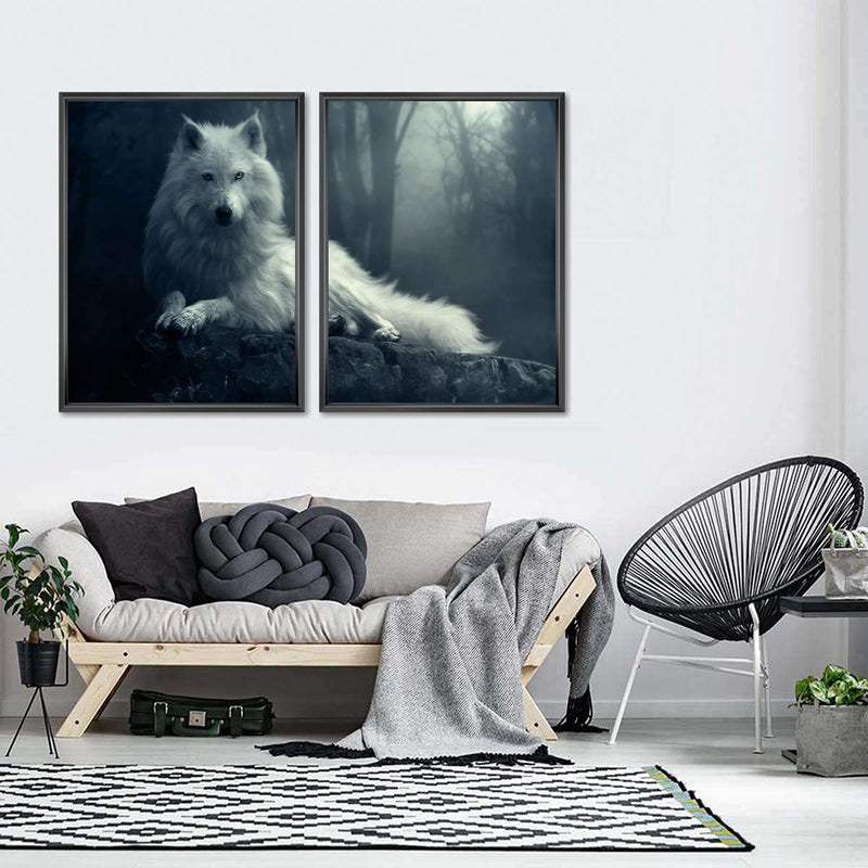 Simple Wolf Wall Art