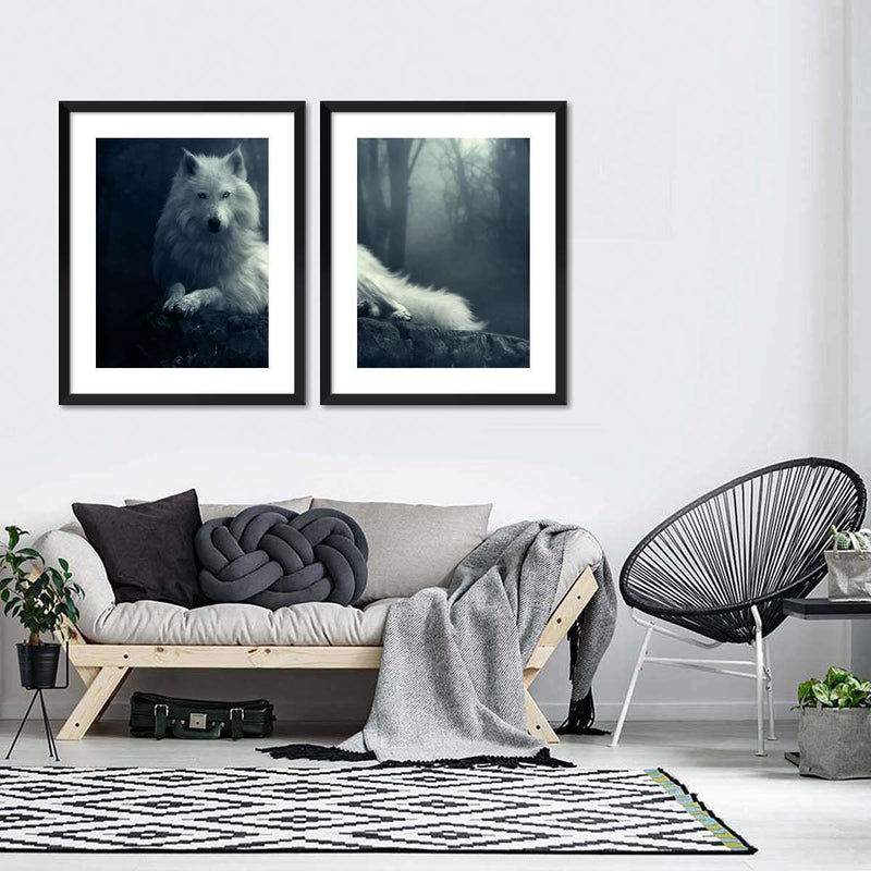 Simple Wolf Wall Art