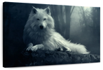 Simple Wolf Wall Art