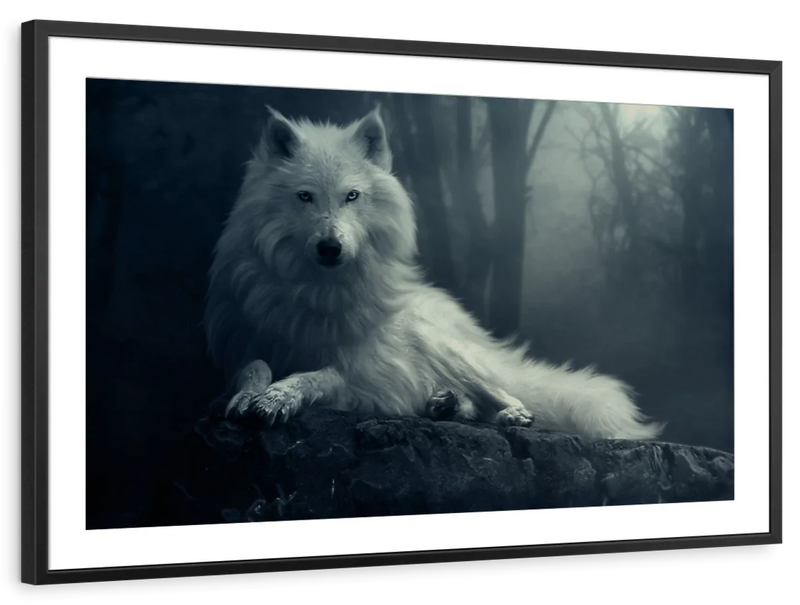 Simple Wolf Wall Art