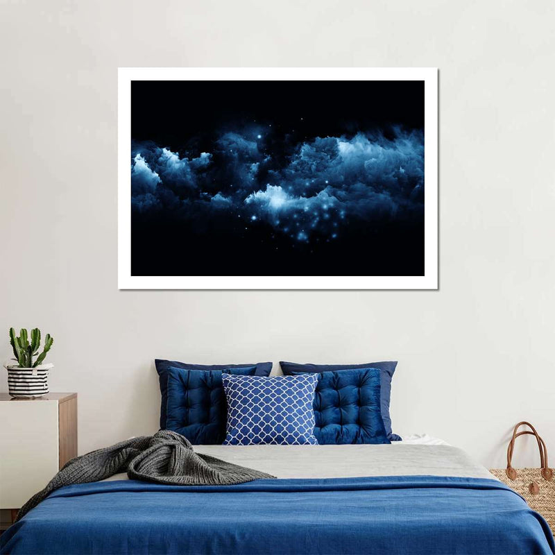 Starry Nighttime Sky Wall Art