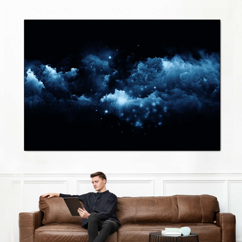 Starry Nighttime Sky Wall Art