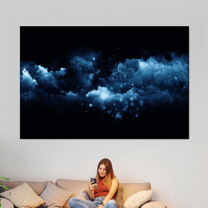 Starry Nighttime Sky Wall Art