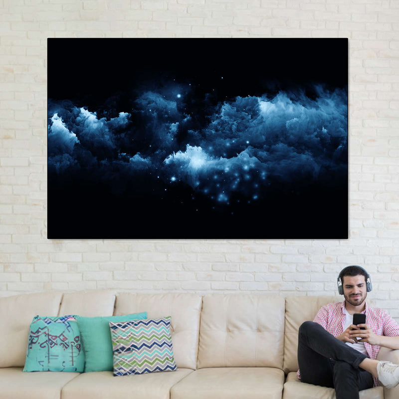 Starry Nighttime Sky Wall Art