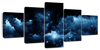 Starry Nighttime Sky Wall Art