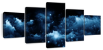 Starry Nighttime Sky Wall Art