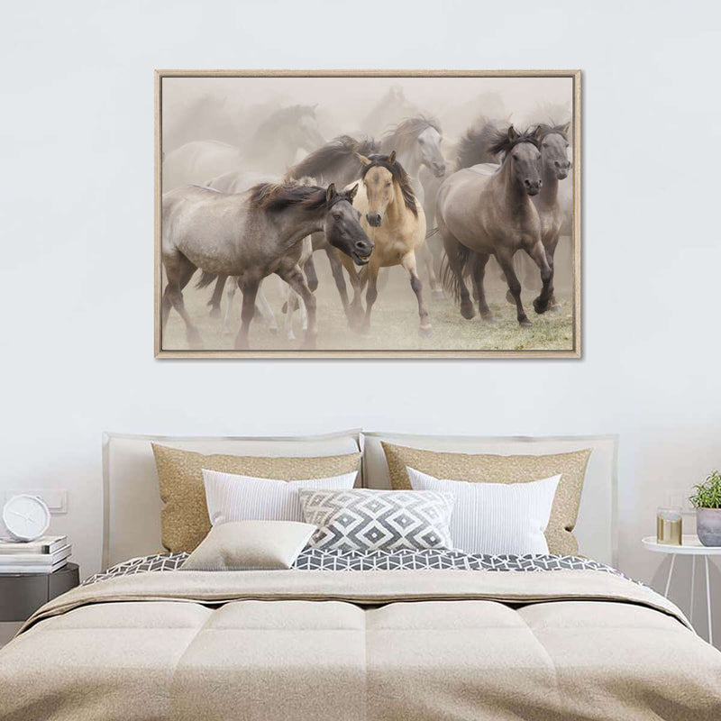 Wild Horse Stampede Wall Art