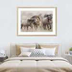 Wild Horse Stampede Wall Art