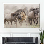 Wild Horse Stampede Wall Art