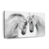 White Horse Couple Wall Art