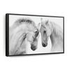 White Horse Couple Wall Art