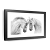 White Horse Couple Wall Art
