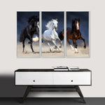 Wild Colorful Horses Wall Art