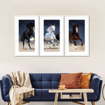 Wild Colorful Horses Wall Art