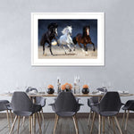 Wild Colorful Horses Wall Art