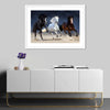 Wild Colorful Horses Wall Art