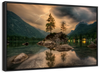 Magical Lakeside Mountain Wall Art