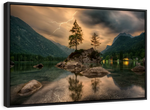 Magical Lakeside Mountain Wall Art