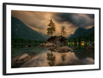 Magical Lakeside Mountain Wall Art