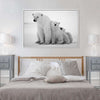 Polar Bear Family Wall Art